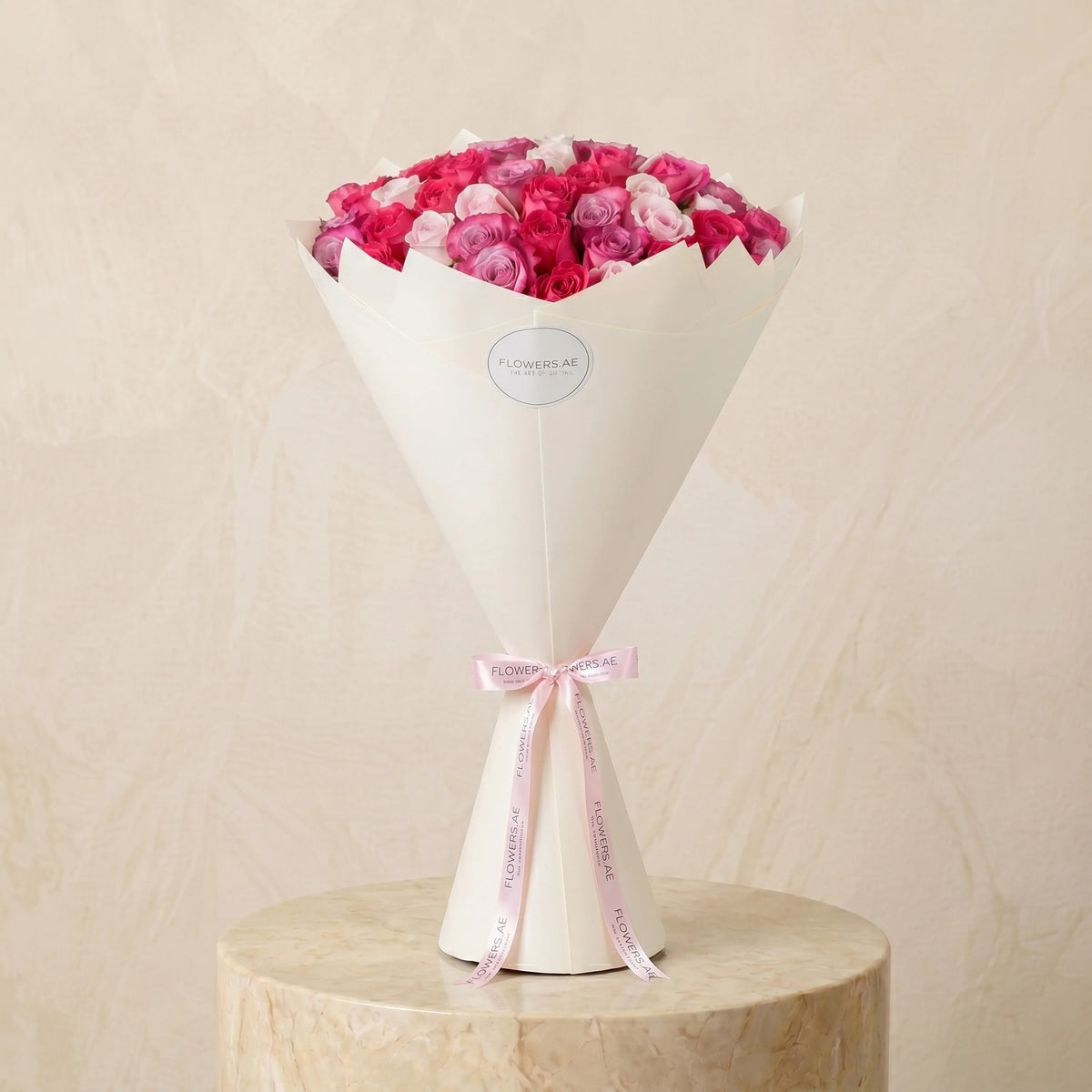 50 Blush Roses