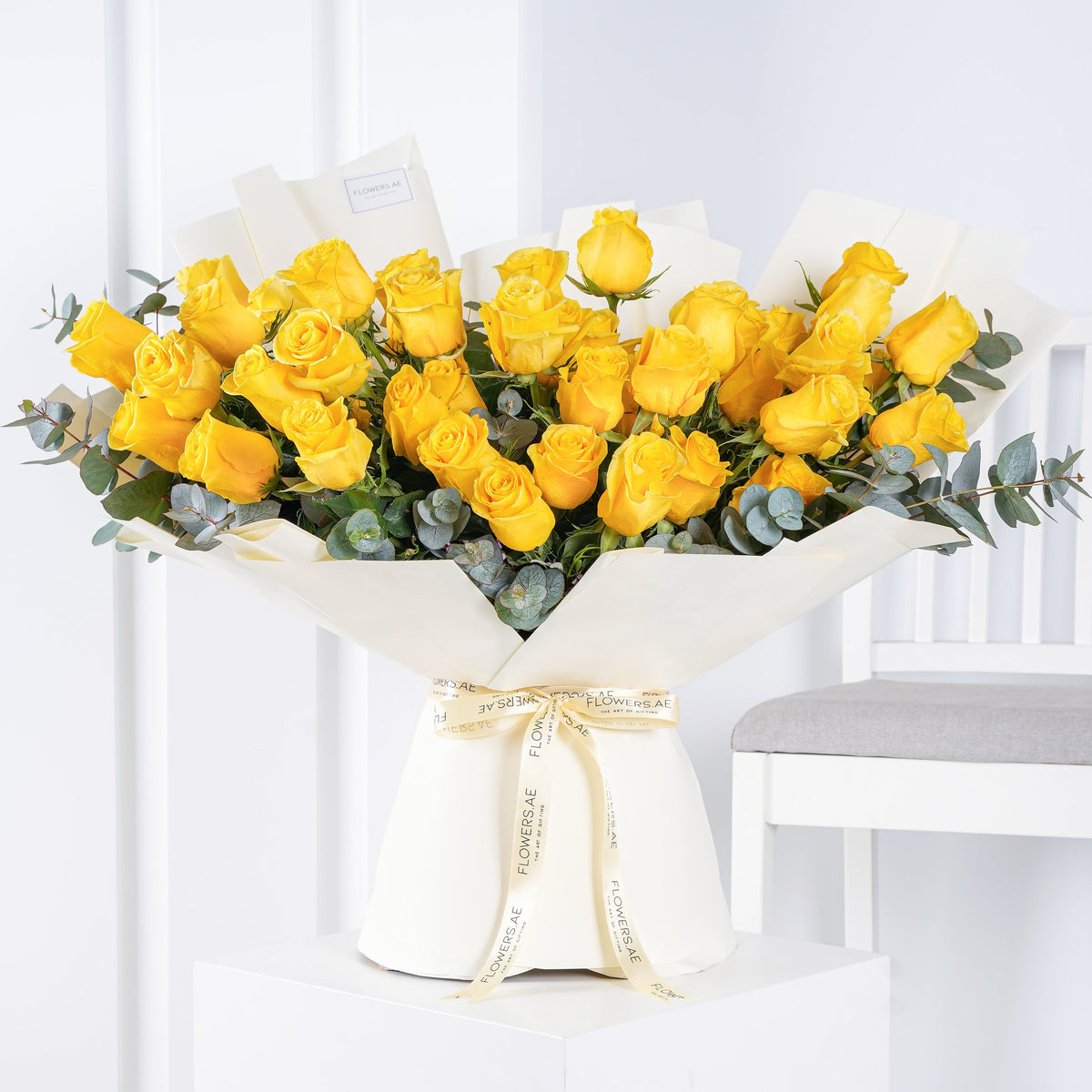 Birthday 50 Yellow Roses