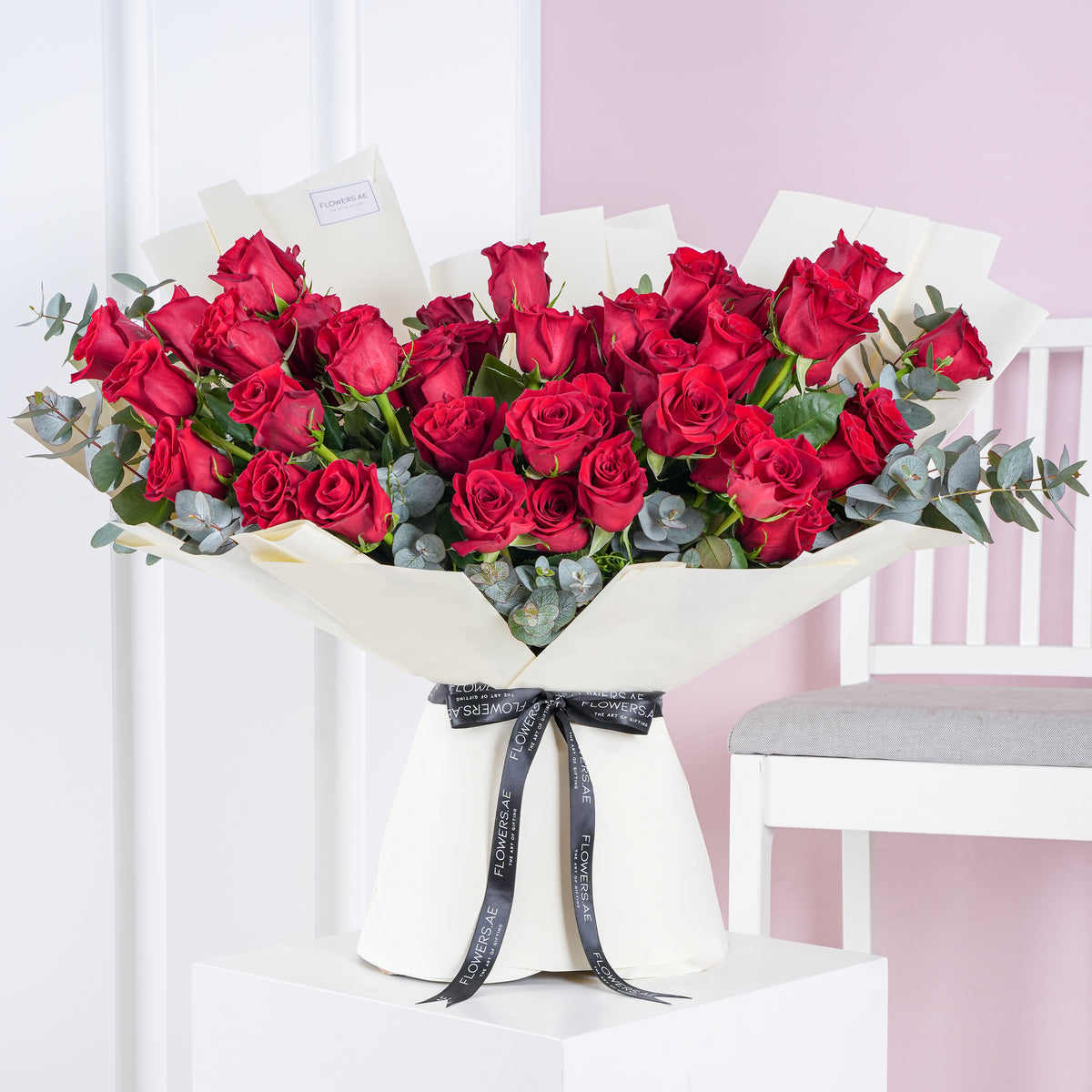 50 Red Roses - Flowers.ae