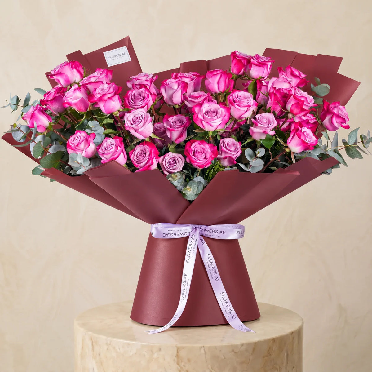 50 Purple Roses