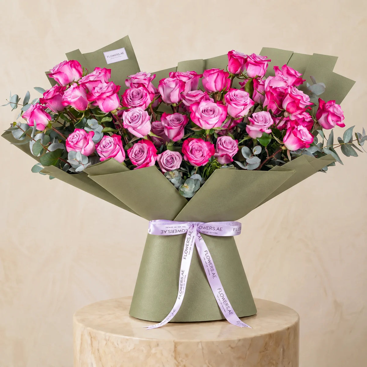 50 Purple Roses