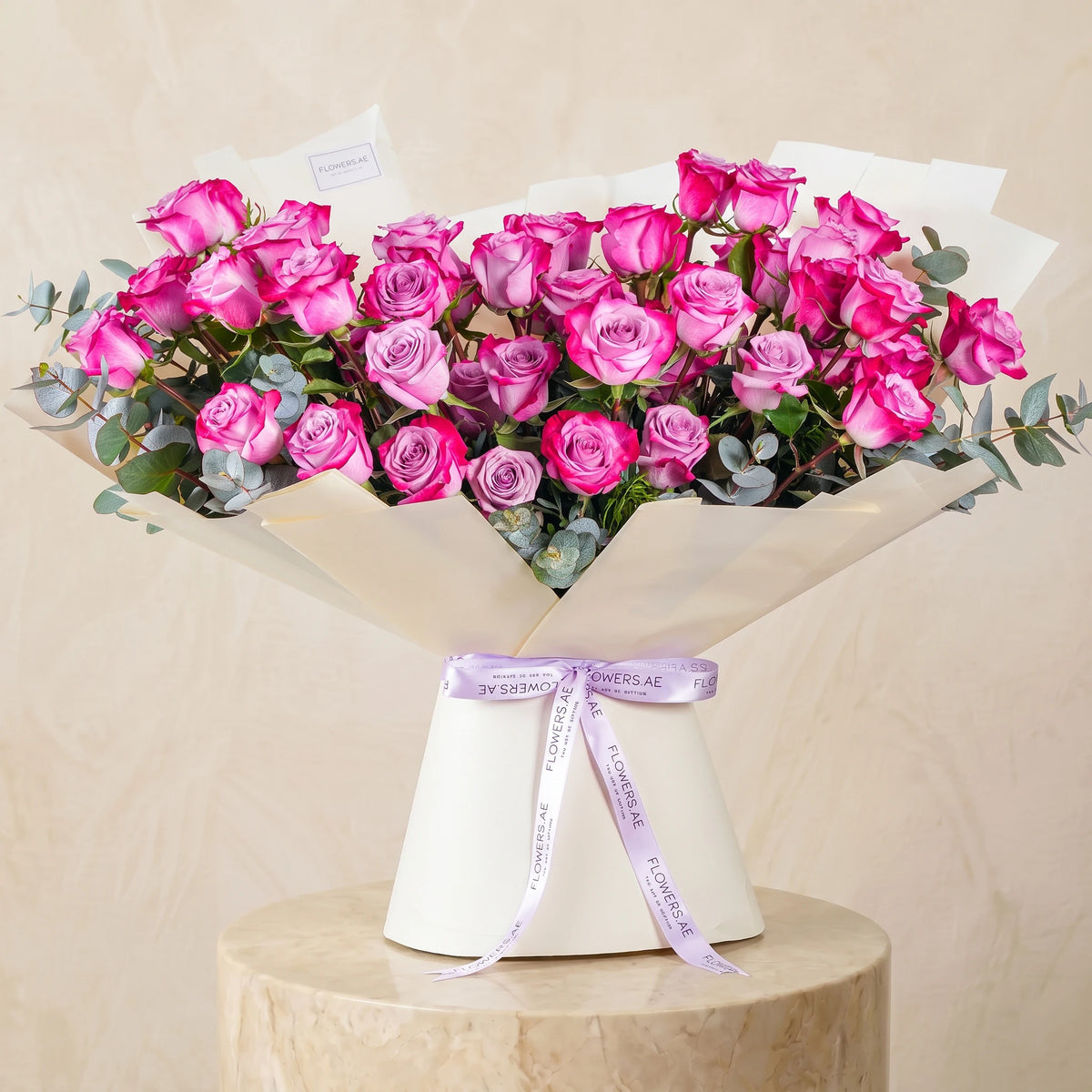 50 Purple Roses
