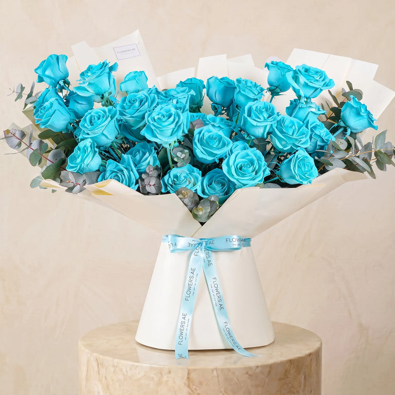 50 Tiffany Blue Roses