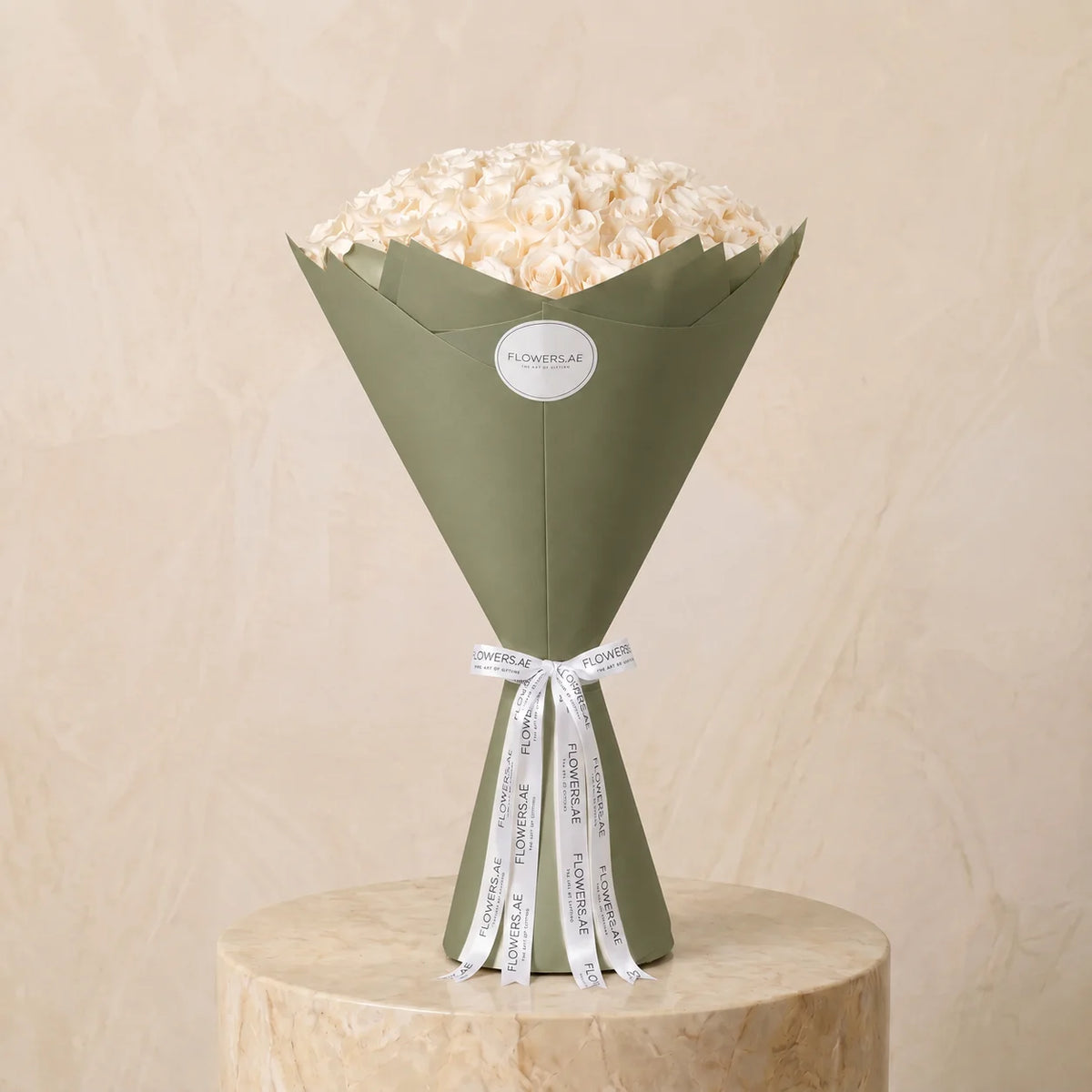 50 White Roses