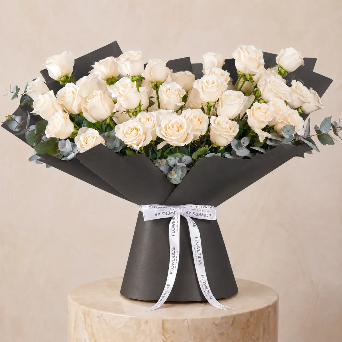 50 White Roses
