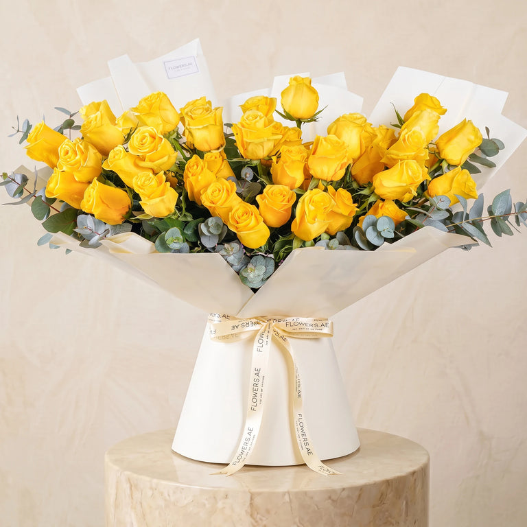 Get Well 50 Yellow Roses