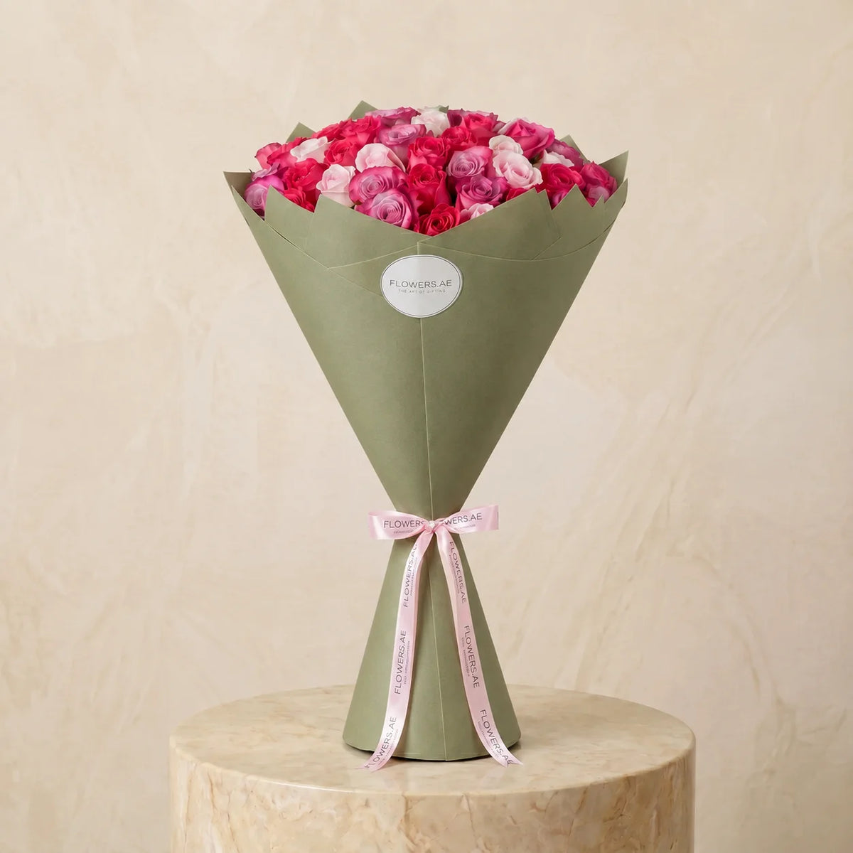 50 Blush Roses