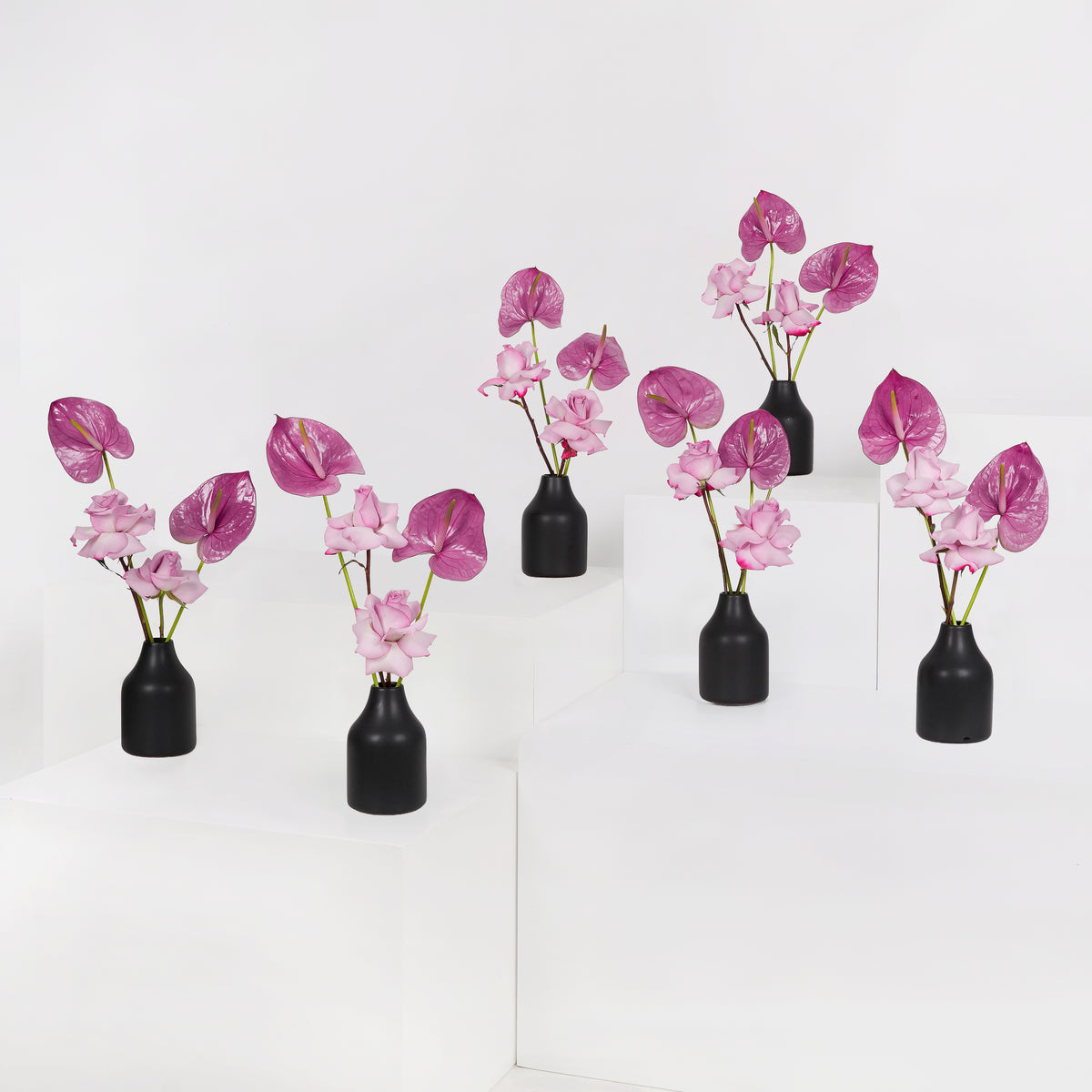 Elegant Purple Table Set