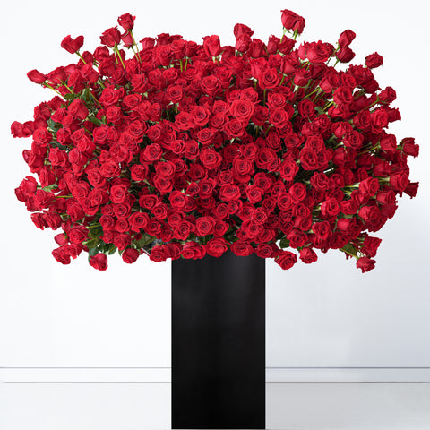 999 Red Roses Stand