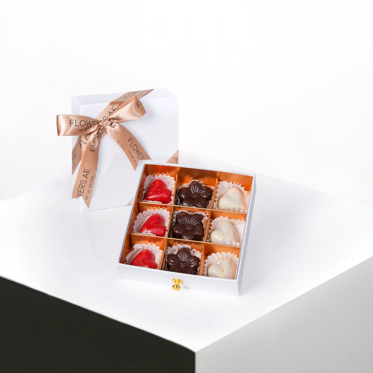 Pastel Tulips Glass Vase