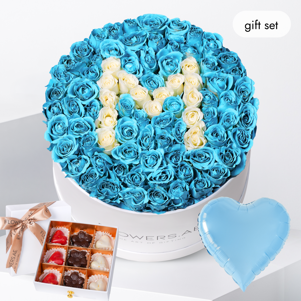 Father's Day Tiffany Blue Letter Hatbox (Gift Set)