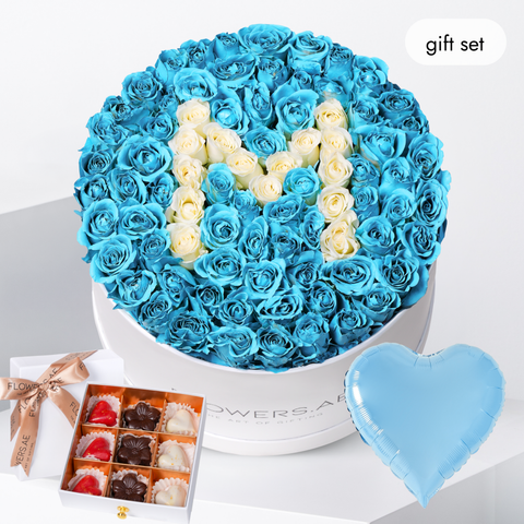 Father's Day Tiffany Blue Letter Hatbox (Gift Set)