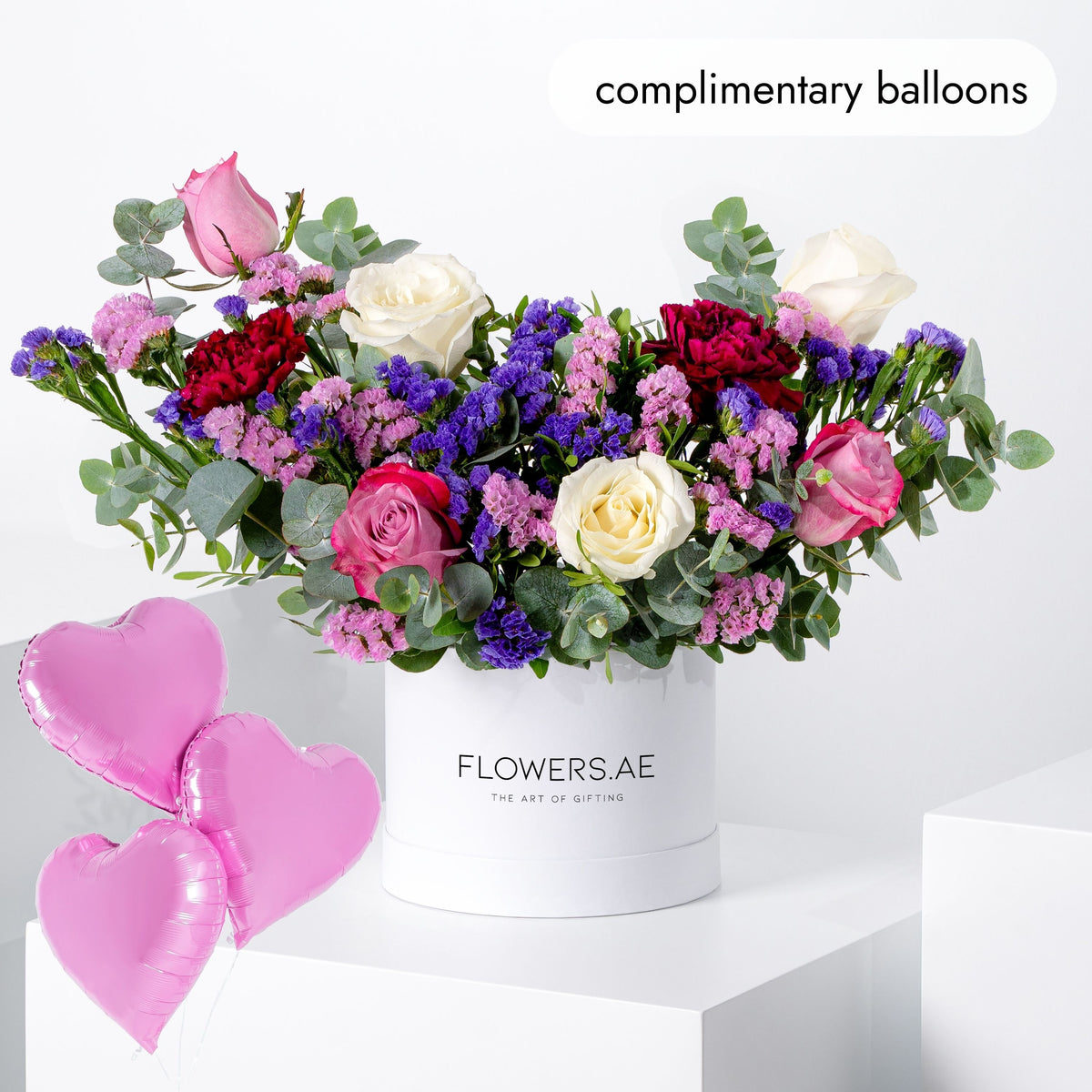 Petite Lavender Floral Hatbox