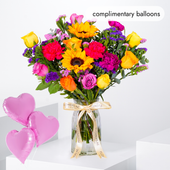 Vibrant Glass Vase