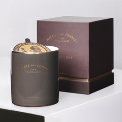 Amber Wood Candle