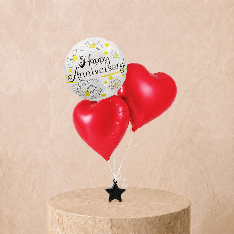 3 Anniversary Balloon Set