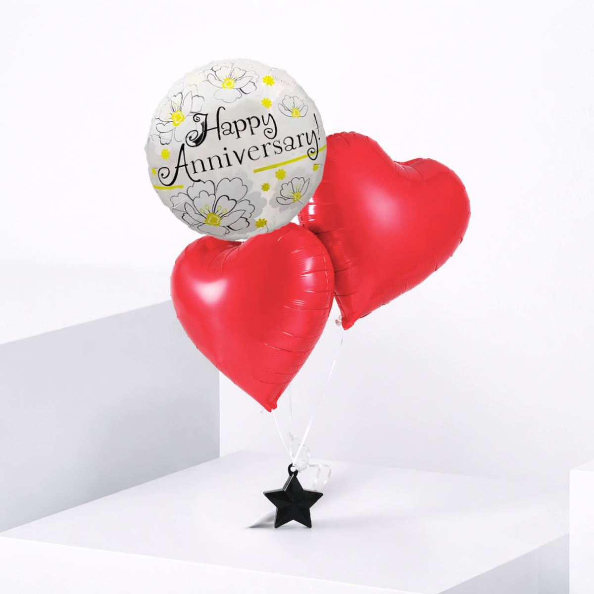 3 Anniversary Balloon Set