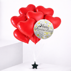 9 Anniversary Balloon Set