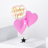 3 Baby Girl Balloon Set