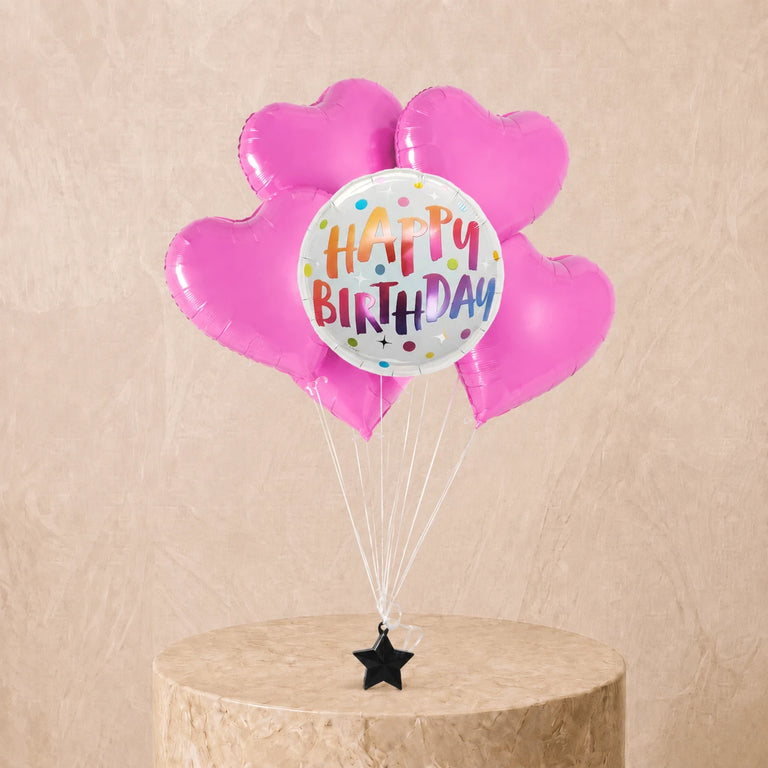 6 Birthday Balloon Set