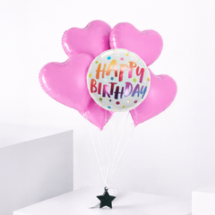 6 Birthday Balloon Set