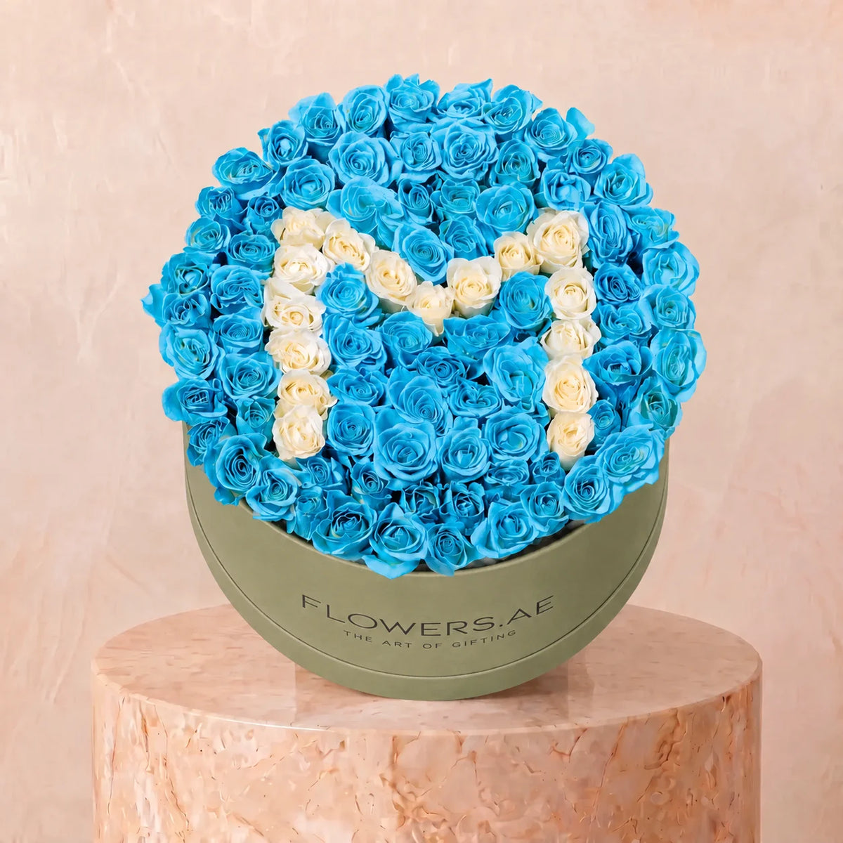 Welcome Back Tiffany Blue Letter Hatbox
