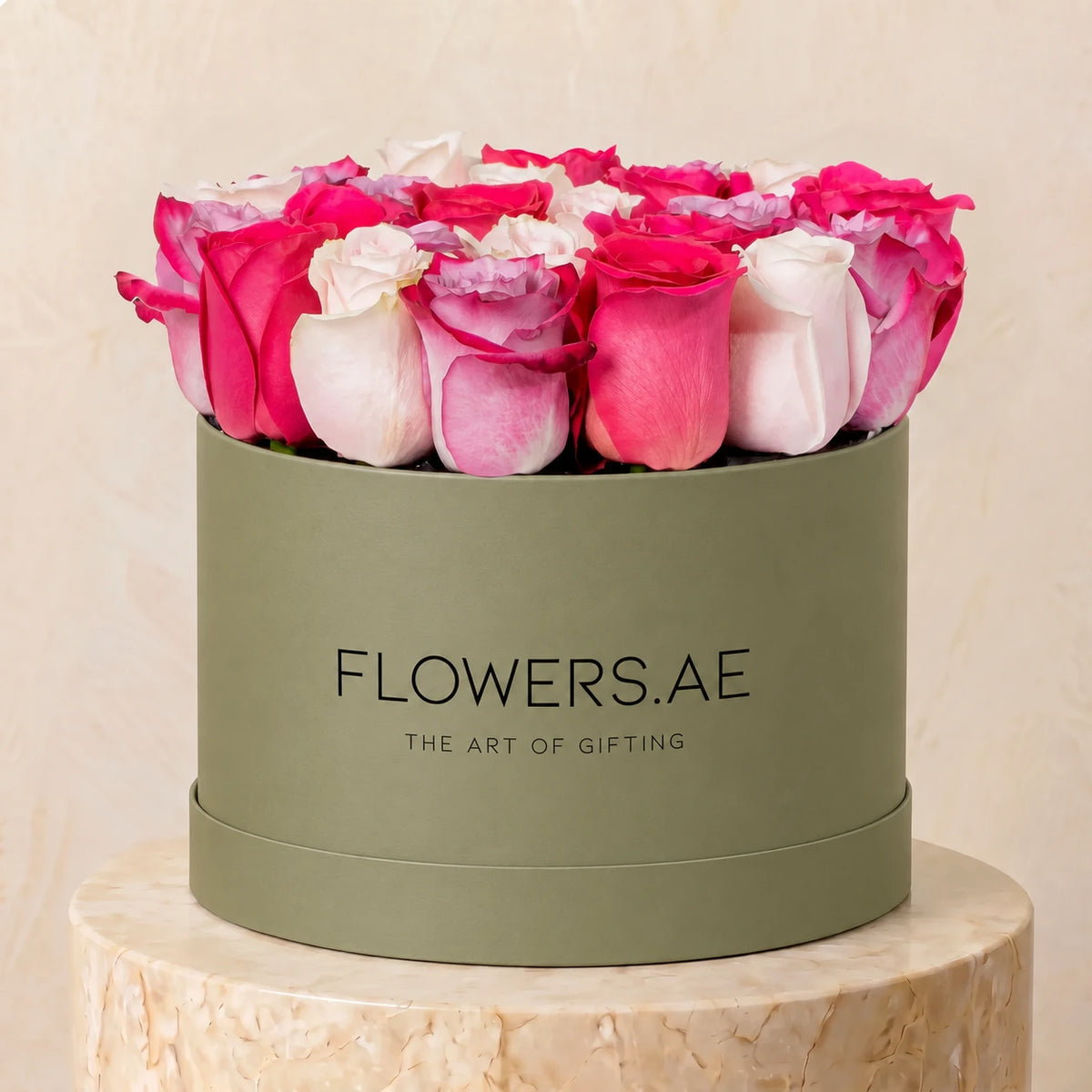 Blush Roses Hatbox