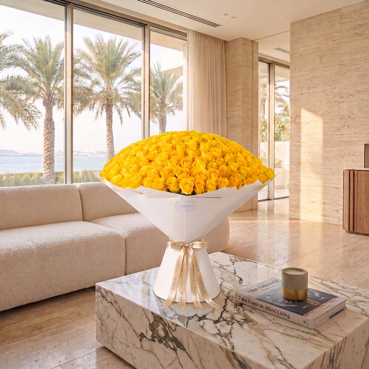 200 Yellow Roses