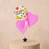 3 Get Well Balloon Set