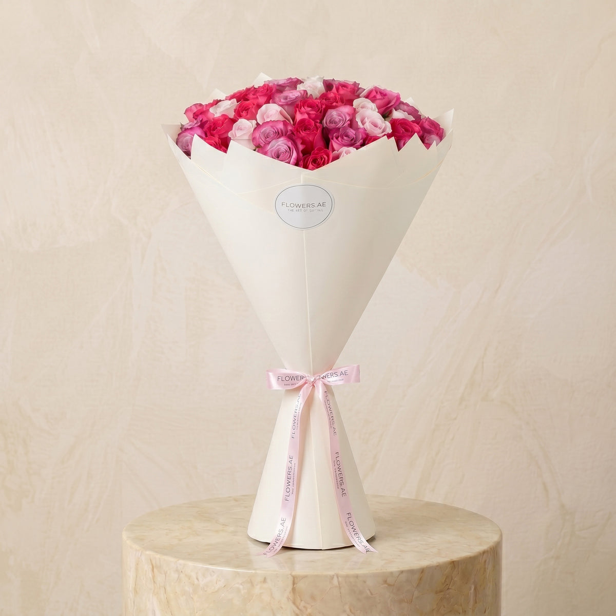50 Blush Roses