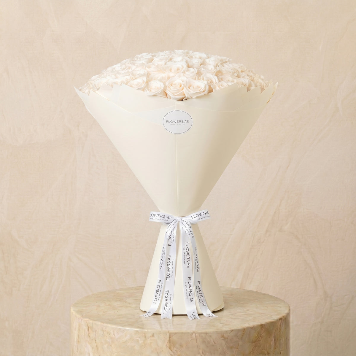 100 White Roses