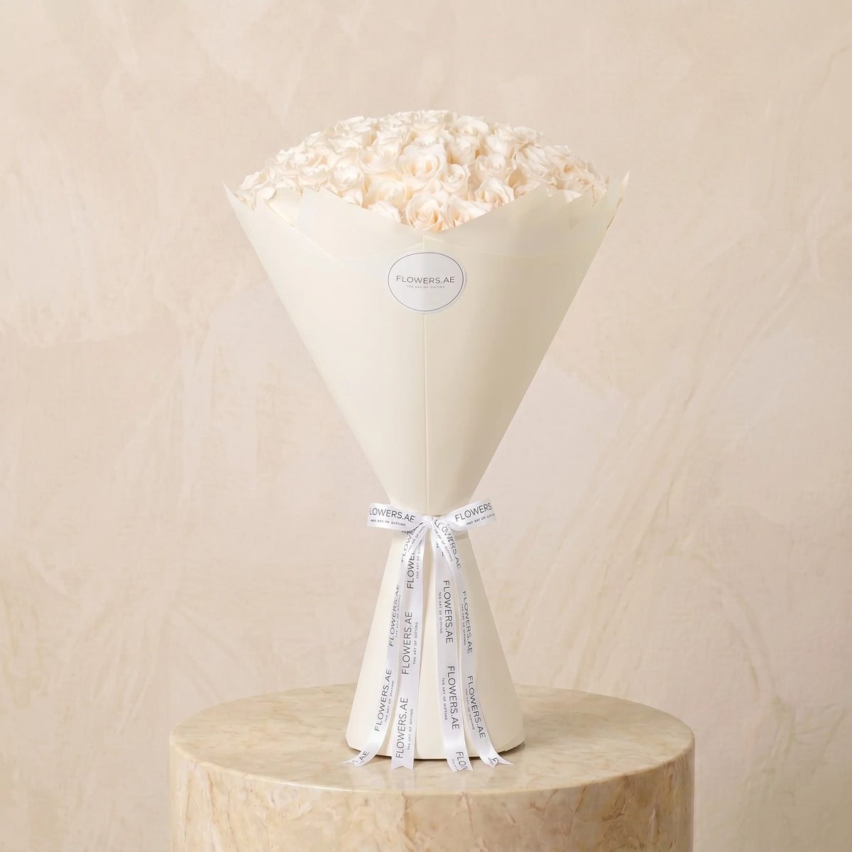 50 White Roses