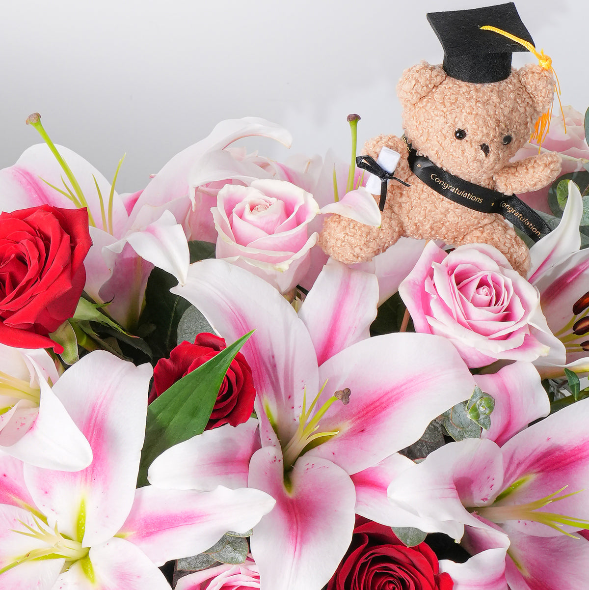 Congratulations Wonderfully Pink Hatbox (Gift Set)