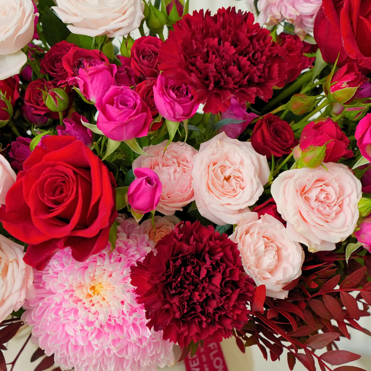 Crimson Blush Vase