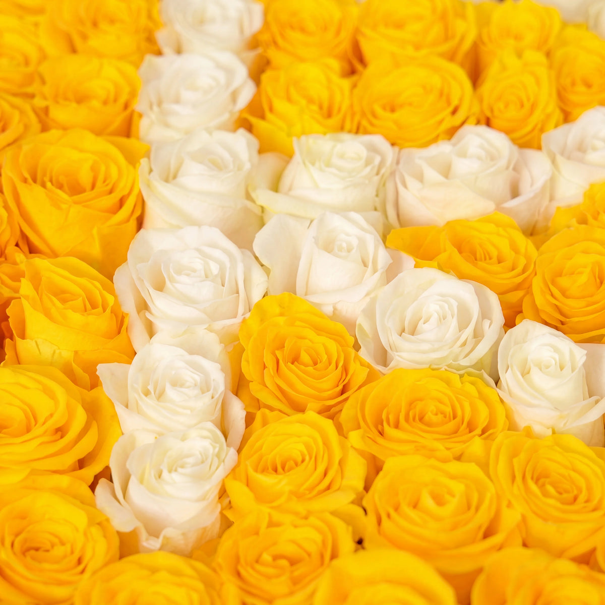 Yellow Letter Heart