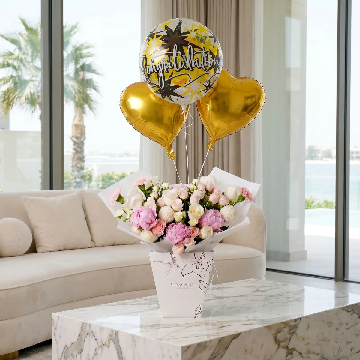 Congratulations Soft Peony