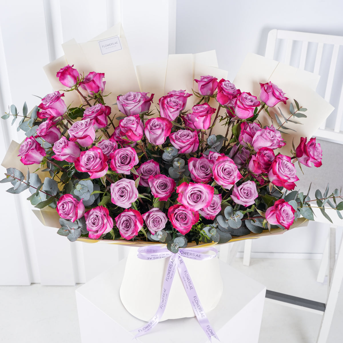 50 Purple Roses