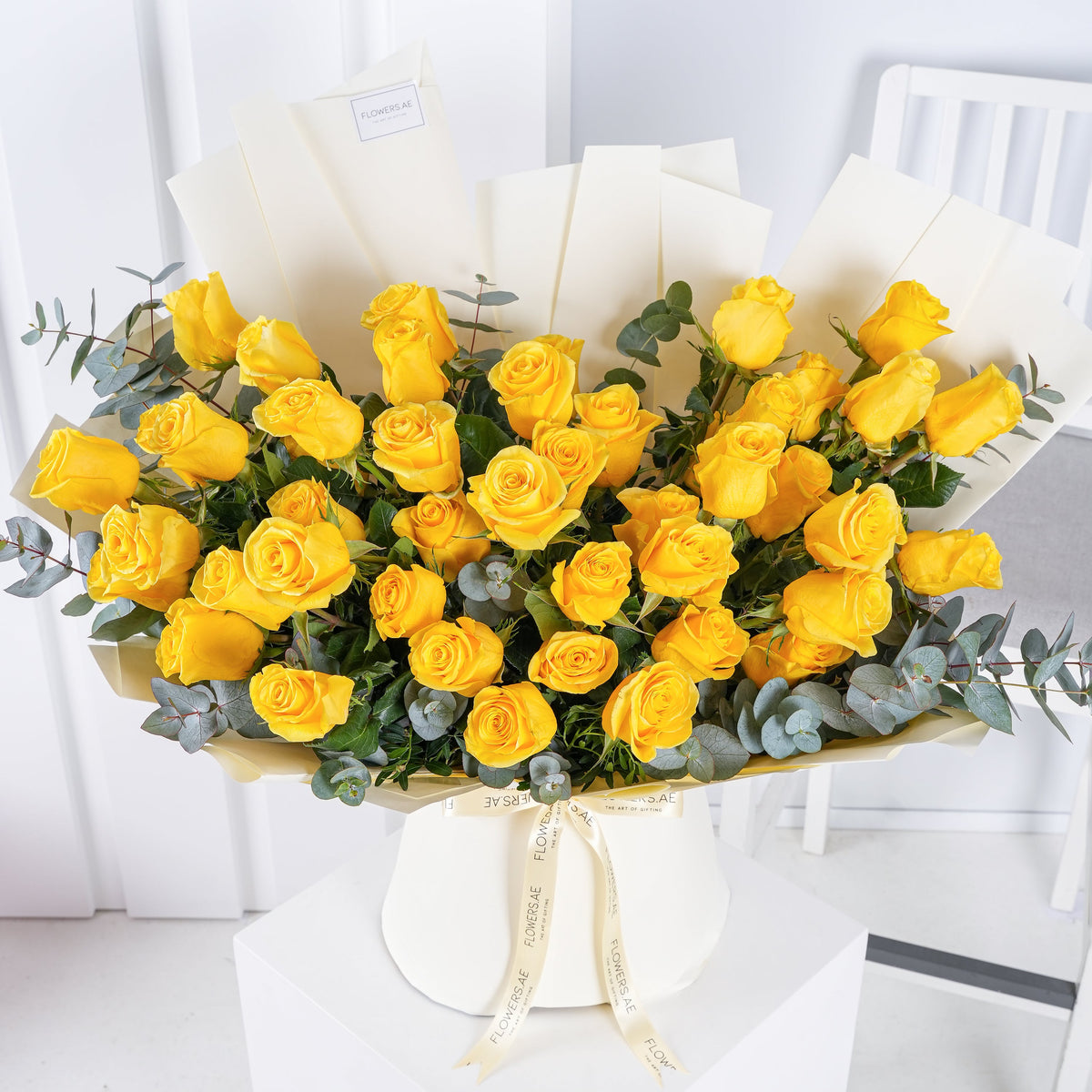 Birthday 50 Yellow Roses