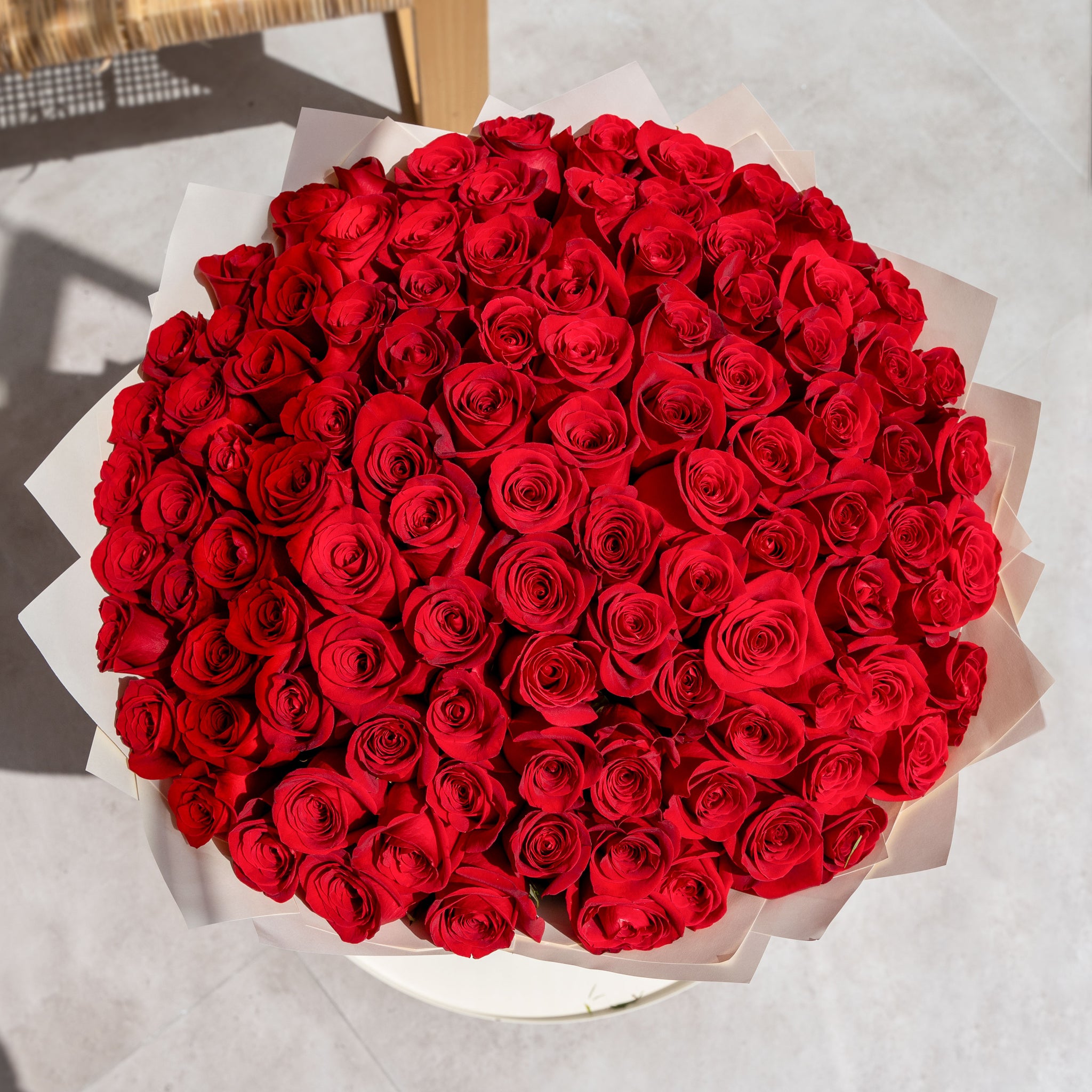 100 Red Roses - Flowers.ae