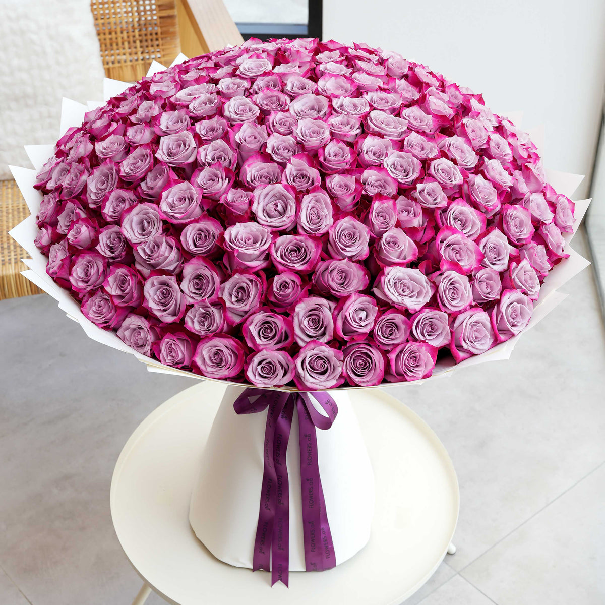 200 Purple Roses