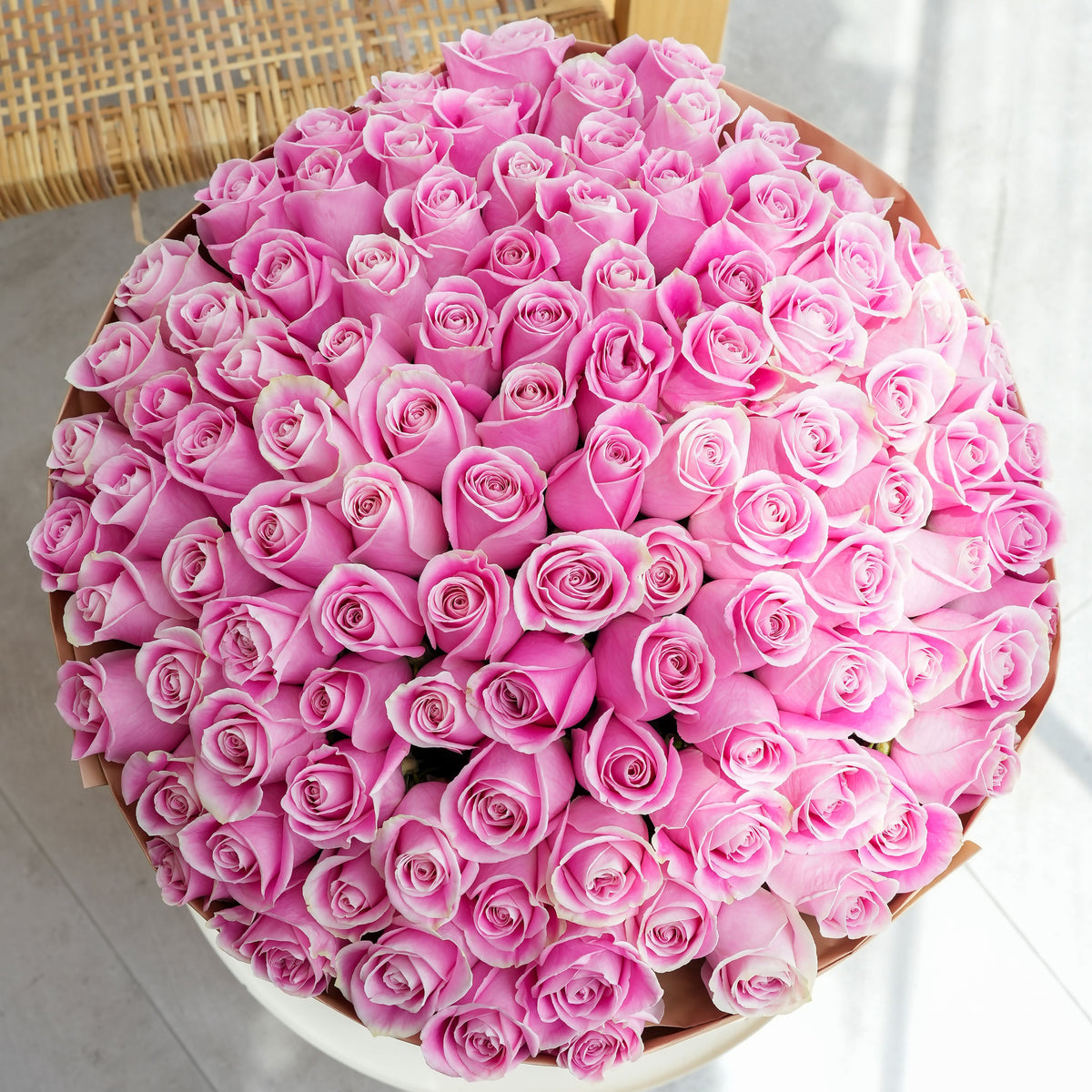 Anniversary 100 Pink Roses