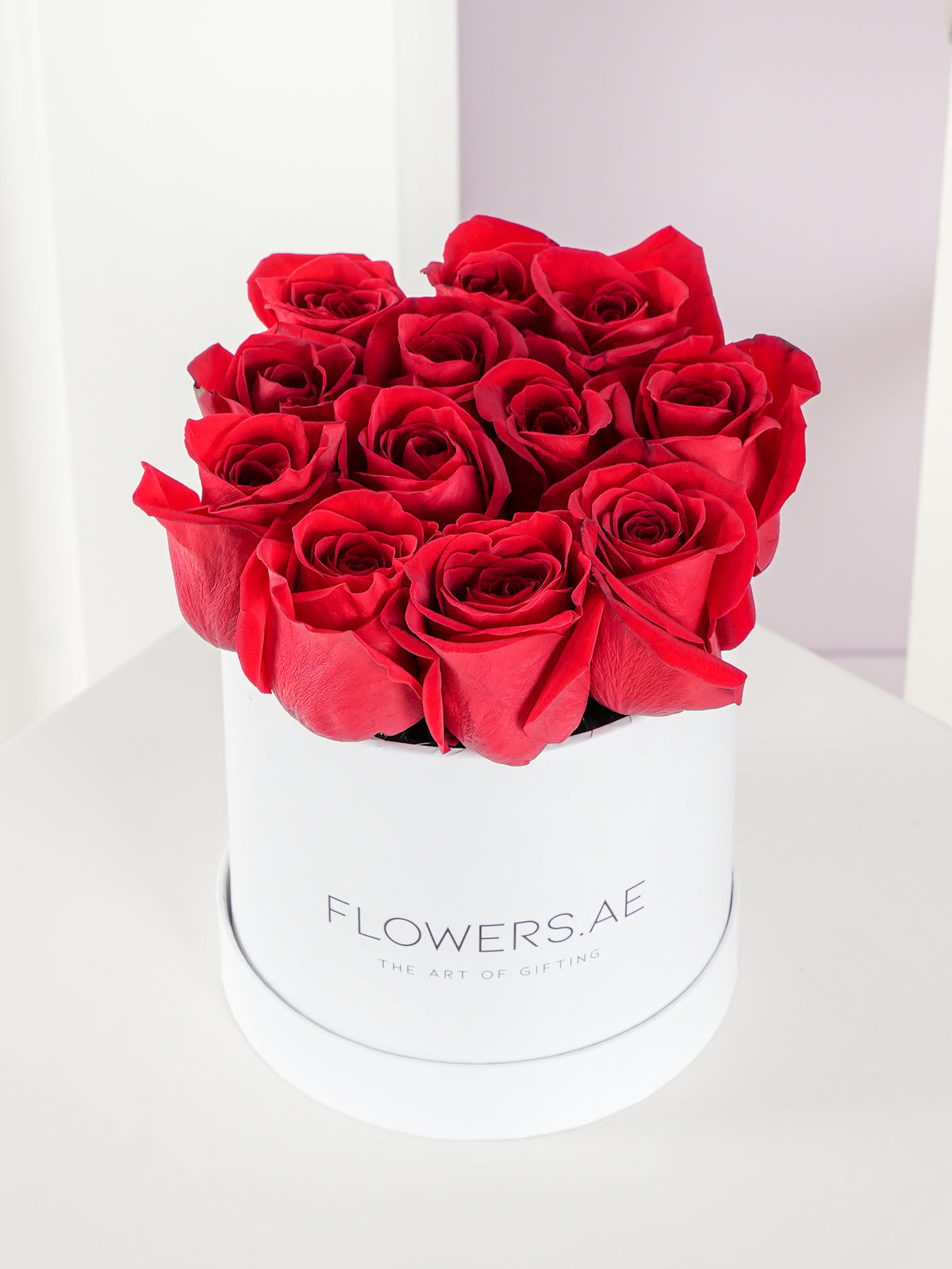 Petite Red Roses - Hatbox