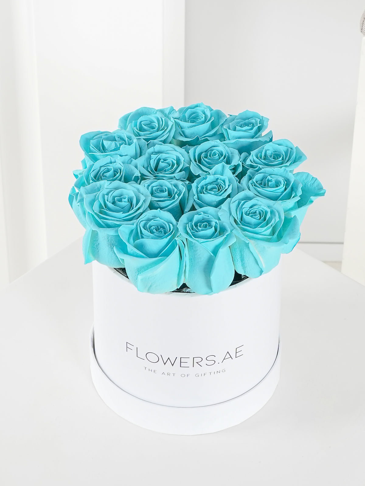 Petite Tiffany Blue Roses - Box