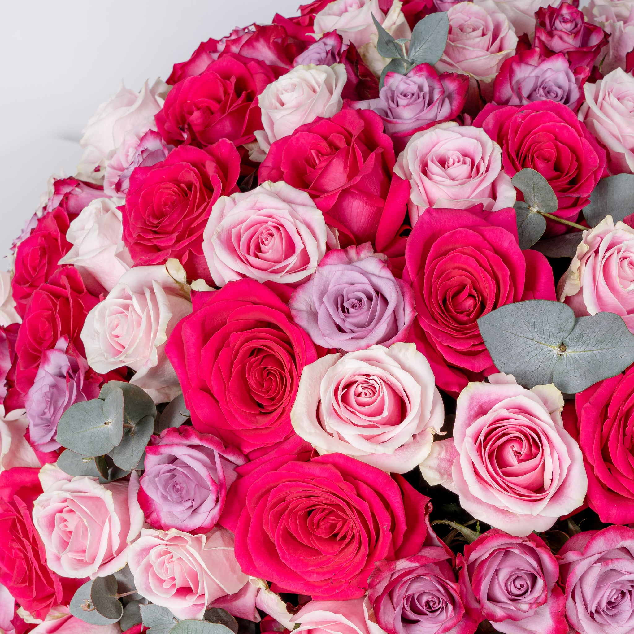 365 Red Roses 365 Blush Roses Stand | Free Same-Day Delivery to all Emirates - Flowers.ae