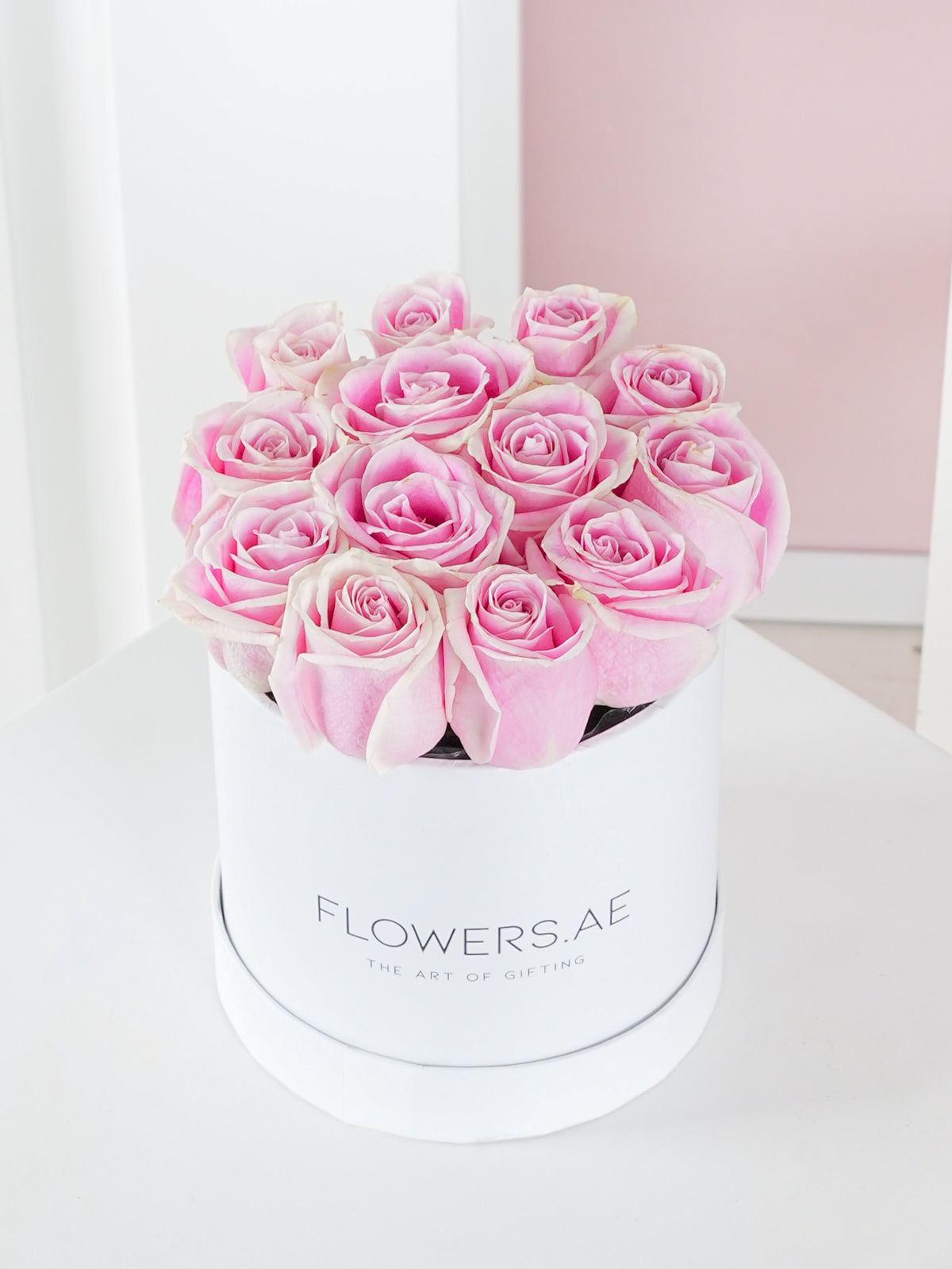 Petite Pink Roses - Hatbox