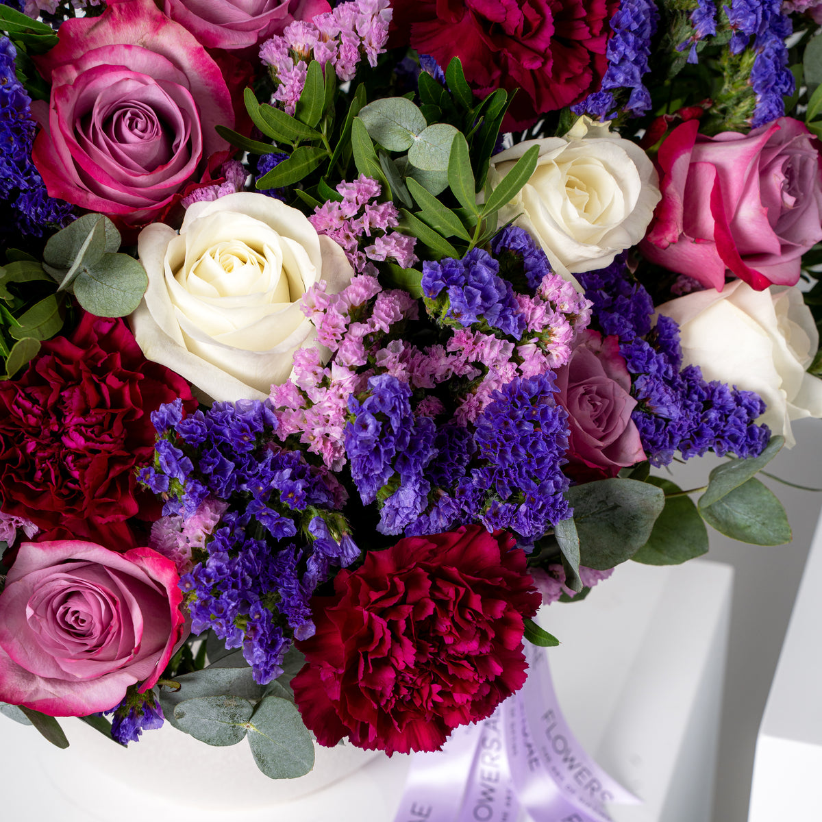 Birthday Lavender Floral  Vase