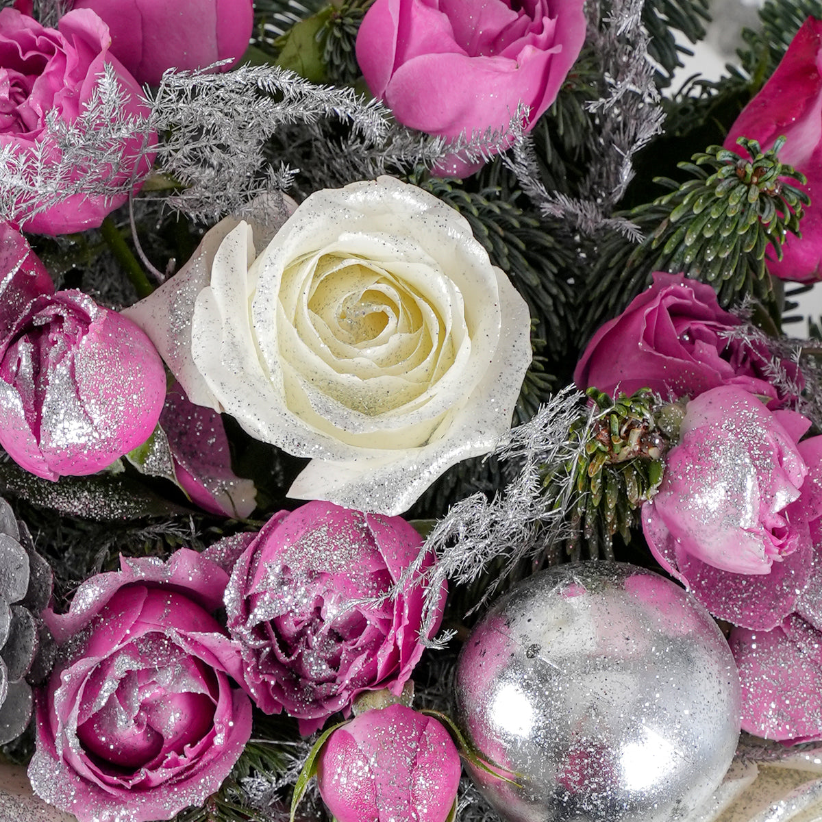 Petite Pastel Christmas Hatbox