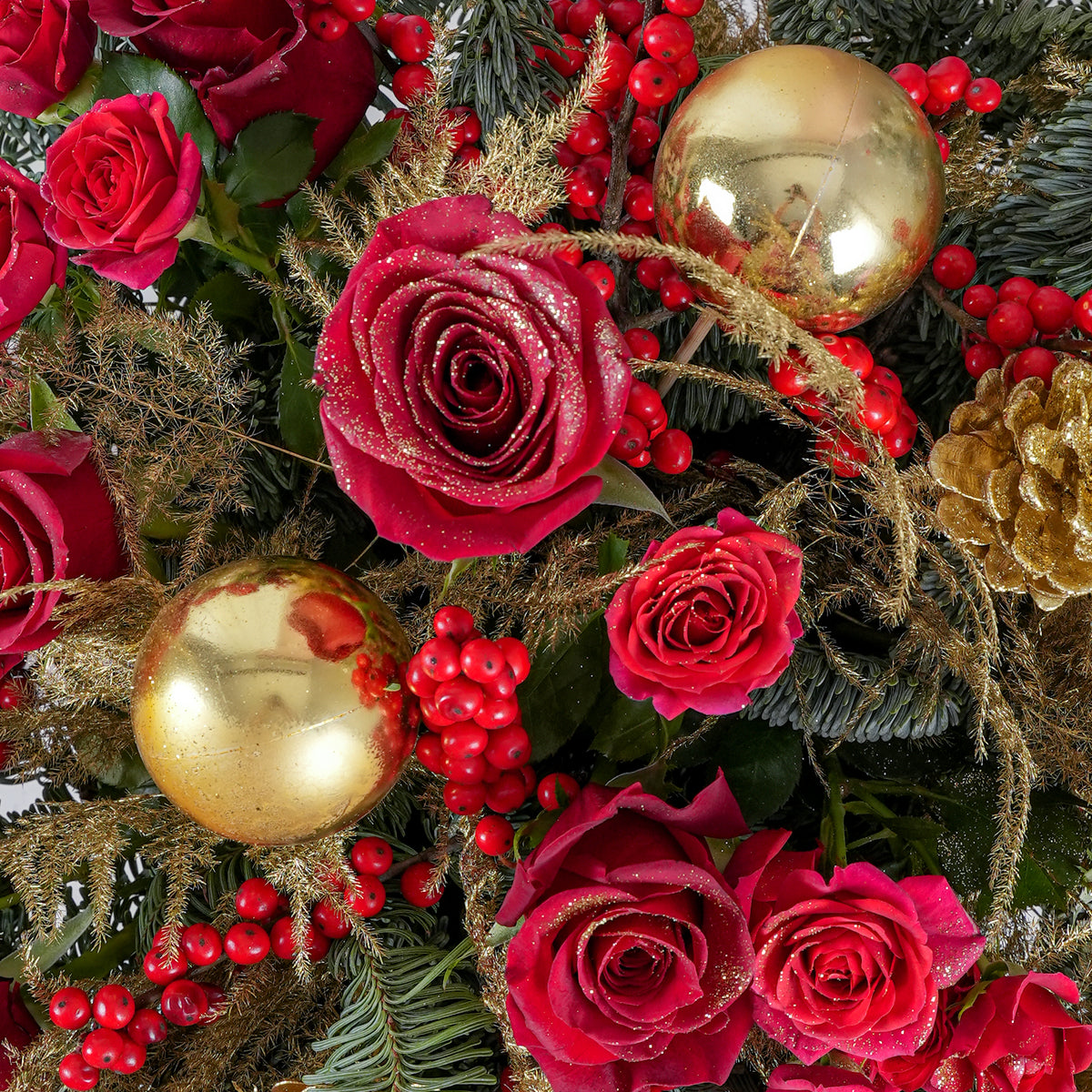 Red Christmas - Vase