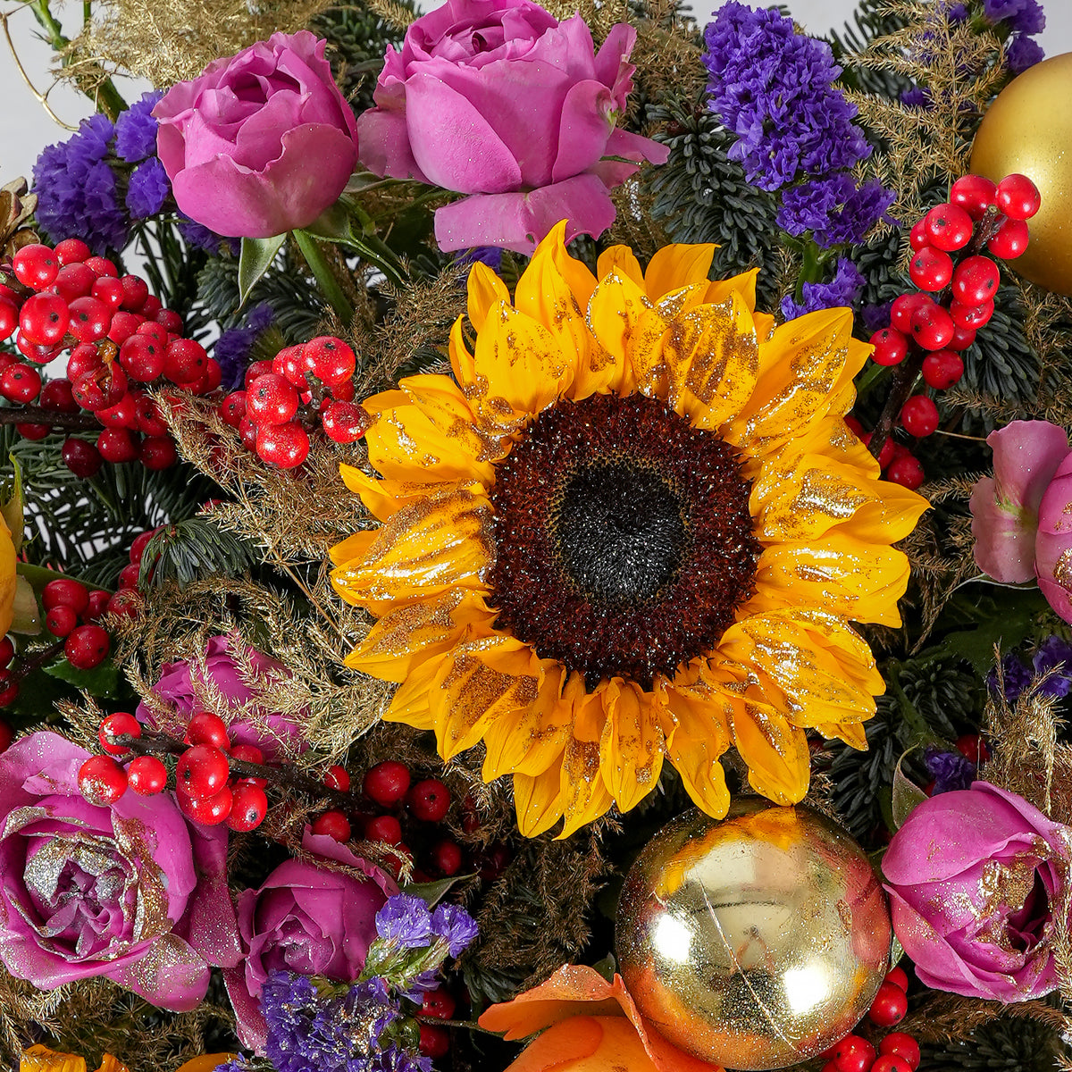 Vibrant Christmas Hatbox