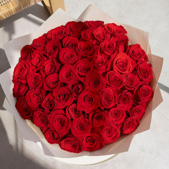 501 Red Roses 50 Red Roses - Flowers.ae